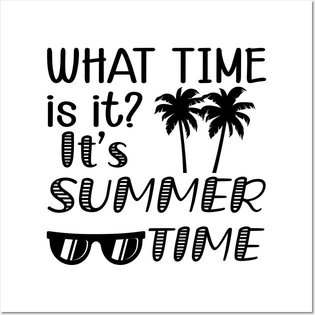 Summer Time - What is it? It's summer time Wall Art by KC Happy Shop